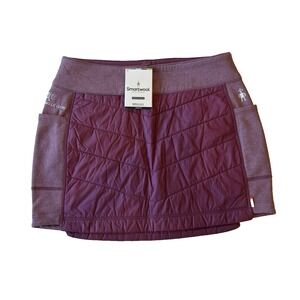 Smartwool Smartloft 60 Puffer Skirt Women‎ Small Purple Arrabelle Club Logo
